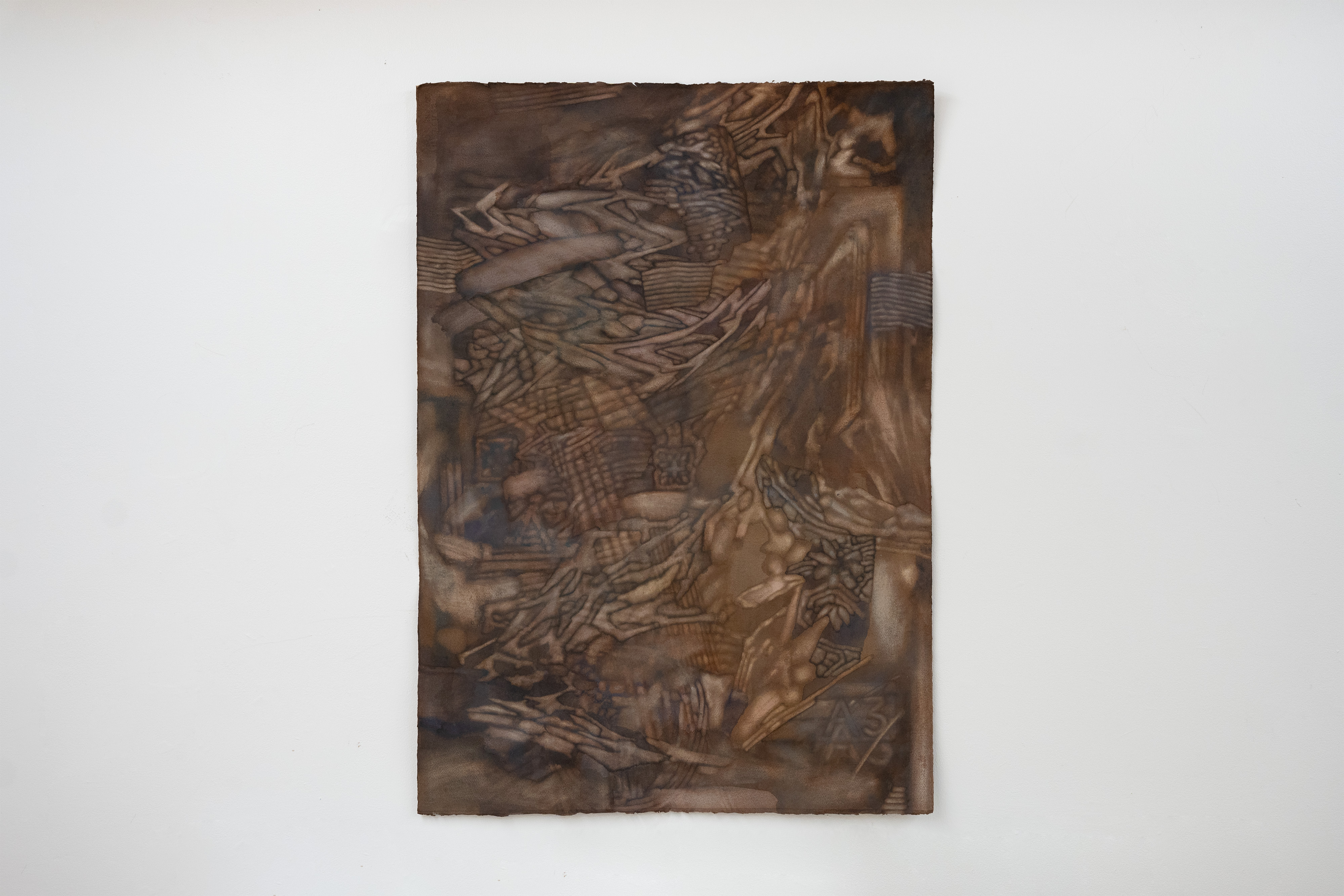 Photo of paintings by artist Eric Rannestad.