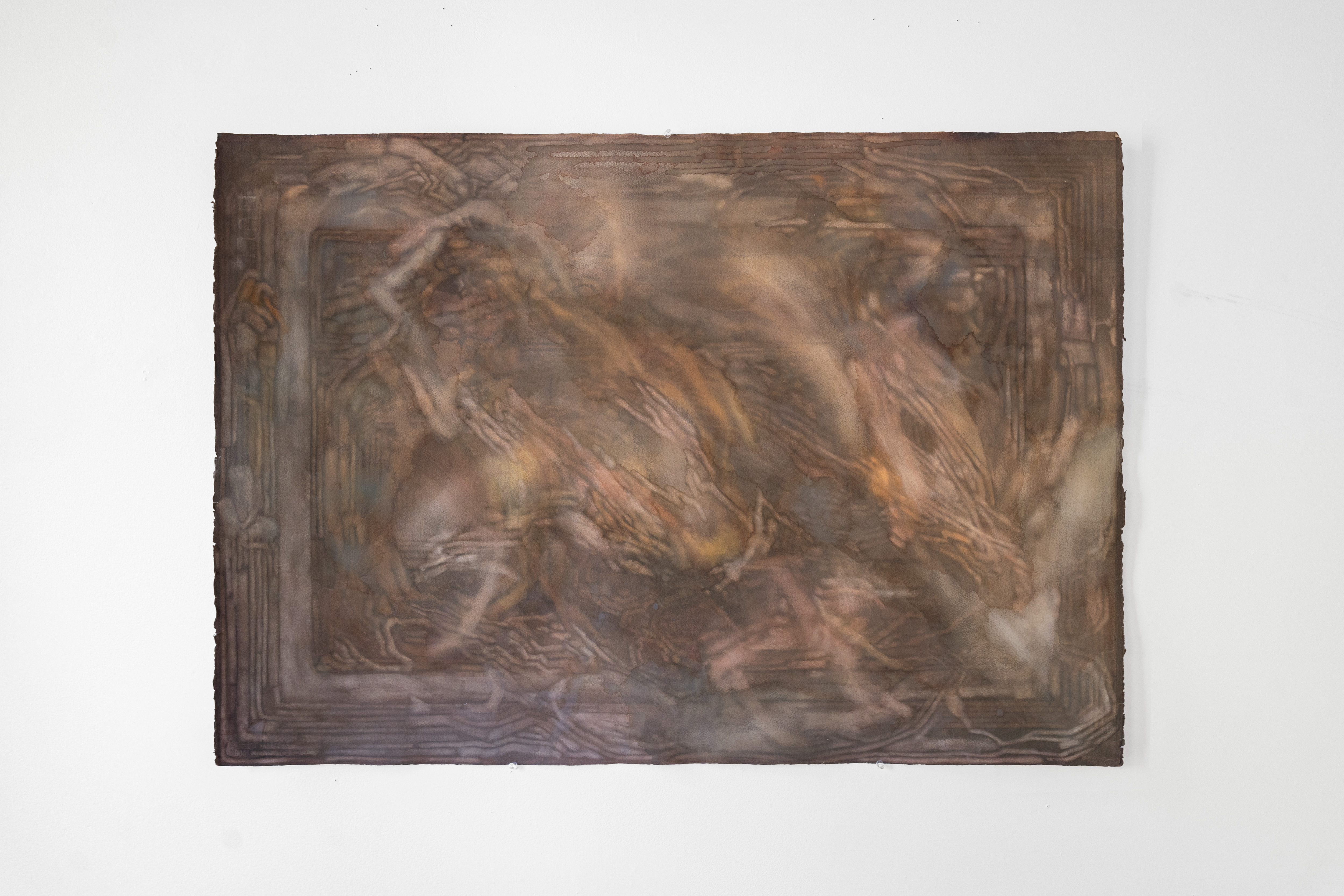 Photo of paintings by artist Eric Rannestad.