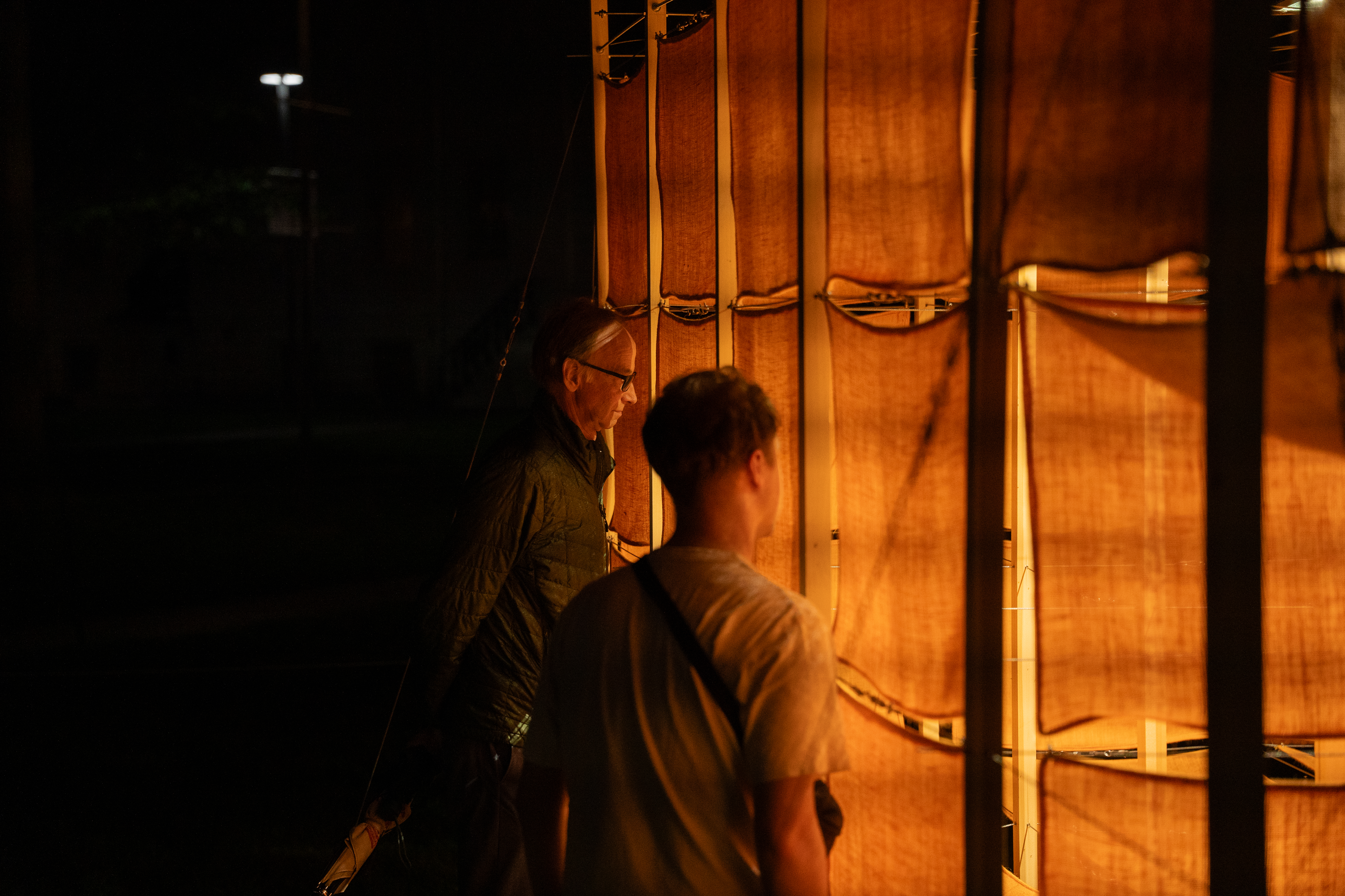 Photo of STRATA installation by Eric Rannestad. Harvard Arts Festival. Cambridge, MA. 2025