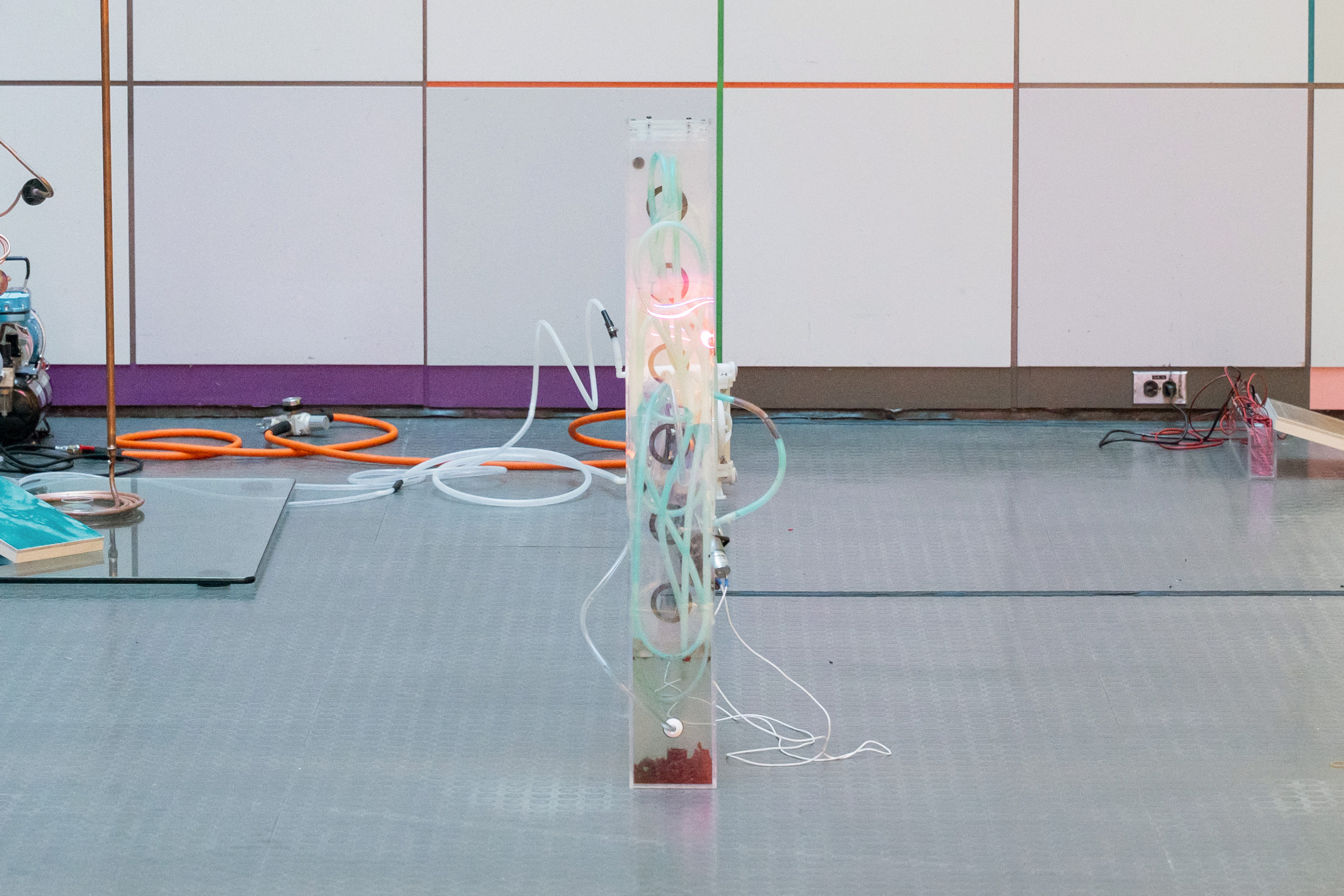 Photo of installation 'Firmament Arch' by artist Eric Rannestad.