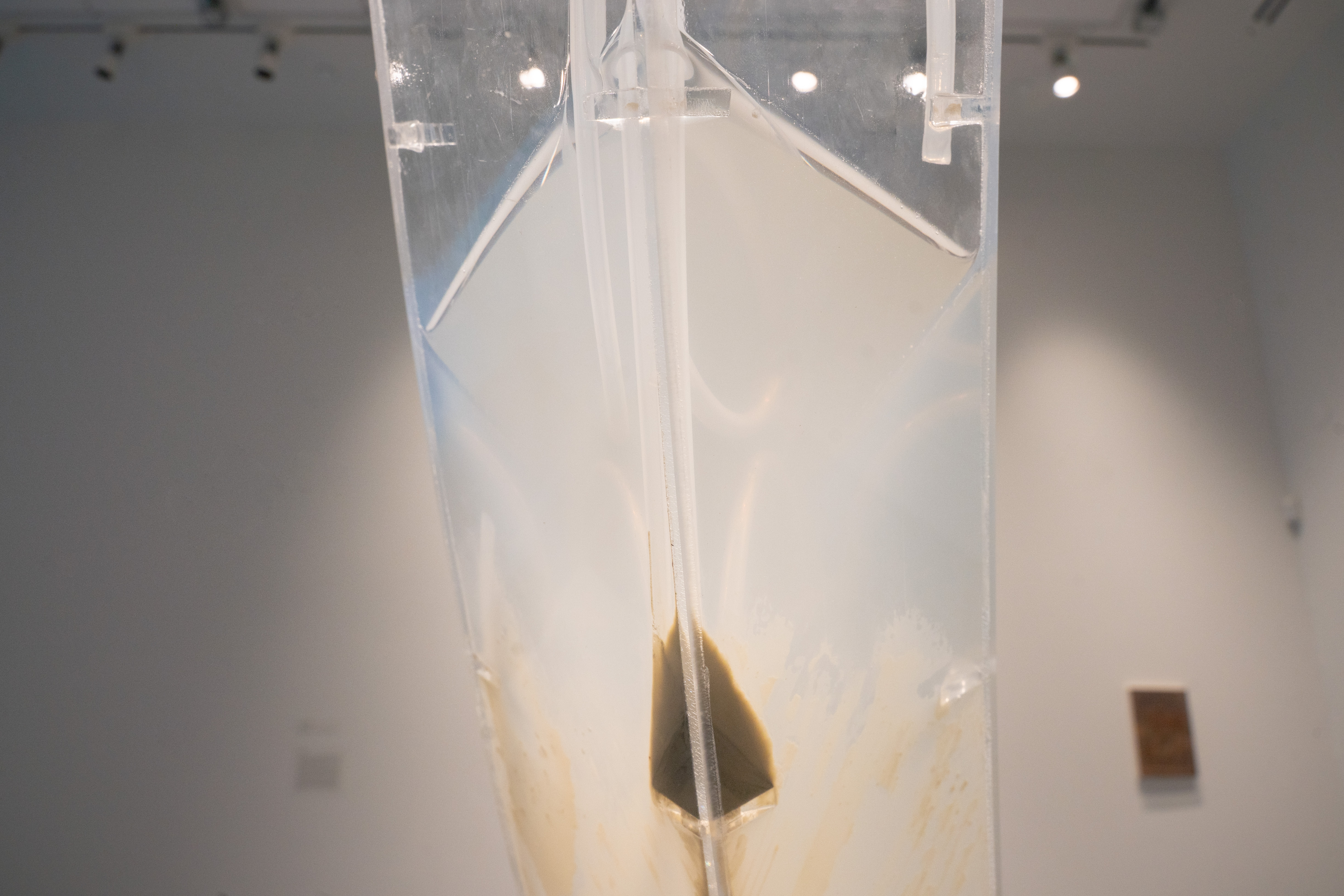 Photo of Holding Patterns installation by Eric Rannestad. Gallery 92, Harvard University. Allston, MA. 2026